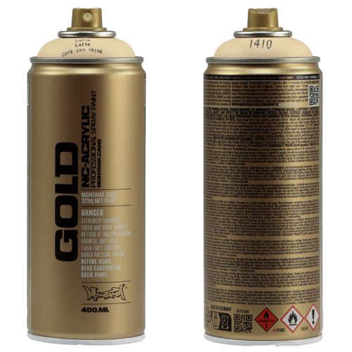 Prodotto Vernice Spray Spray Beige Montana Gold Latte Opaco 400ml