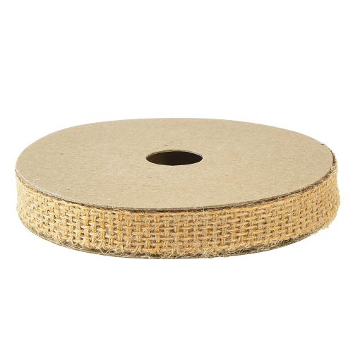 Prodotto Nastro decorativo in nastro di iuta nastro regalo in bronzo naturale L12mm L10m