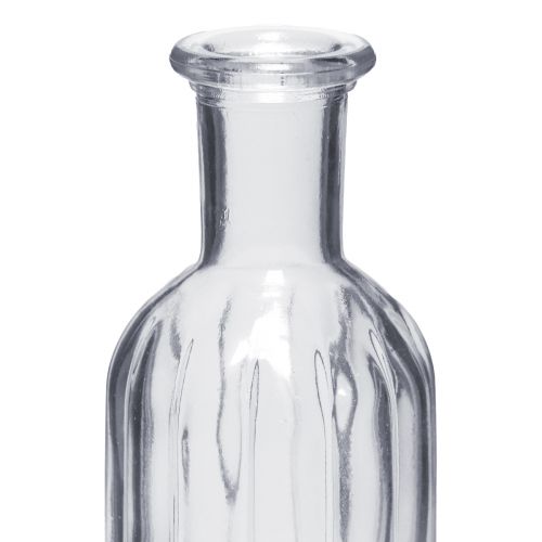 Prodotto Vaso a bottiglia, vaso in vetro, vaso alto, trasparente, Ø7,5cm, H19,5cm, 2 pezzi