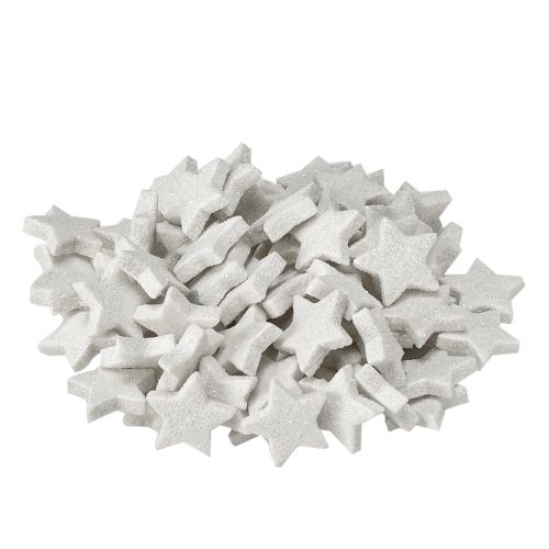 Prodotto Stelle sparse con crema glitterata 2,5 cm 96 pezzi