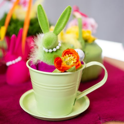 Prodotto Tazza per piantare, elegante vaso per idee decorative individuali, 11 cm, 6 pezzi