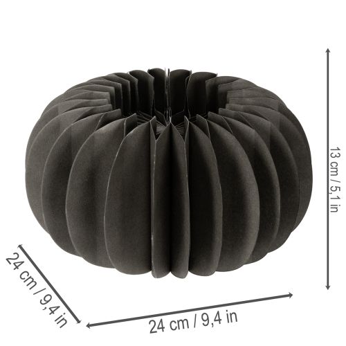 Anello decorativo a forma di zucca a nido d'ape, 24 cm, 4 pezzi | Floristik24.it