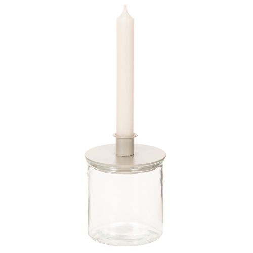 Vaso cilindrico in vetro, trasparente, versatile, 10 cm, 3 pezzi | Floristik24.it