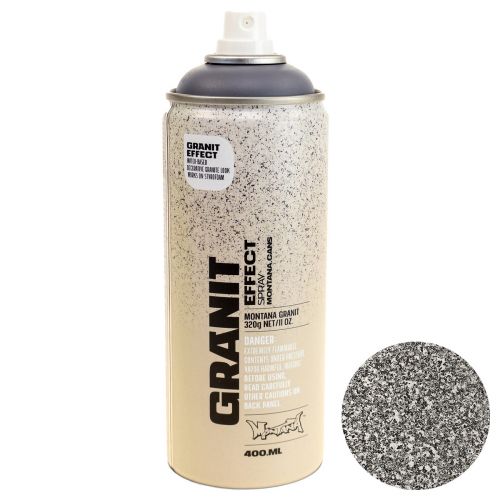 Floristik24 Vernice spray effetto granito spray vernice Montana spray grigio 400ml