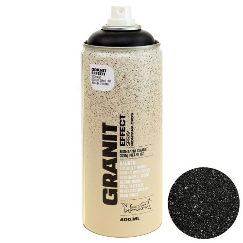 Prodotto Vernice spray effetto granito vernice spray Montana Black 400ml