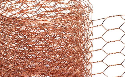 Floristik24 Treccia esagonale 50mm 5m rame