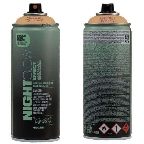 Prodotto Bomboletta spray di vernice fluorescente Nightglow Orange Neon 400ml