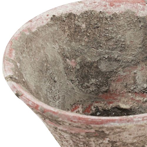 Prodotto Vaso in resina Vaso in argilla Vaso per piante Terracotta Vintage H7cm 2 pezzi