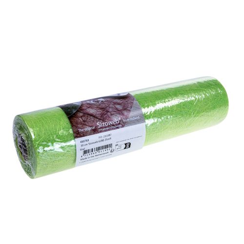 Prodotto Runner da tavolo Sizoweb in pile decorativo verde chiaro 30 cm 25 m