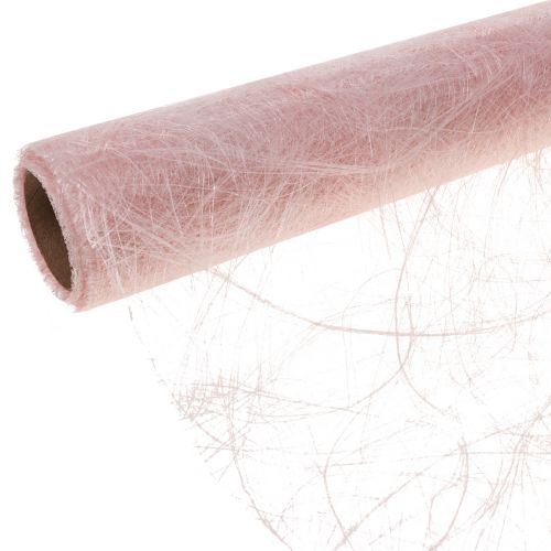 Runner da tavolo Sizoweb in pile decorativo rosa 30 cm 5 m