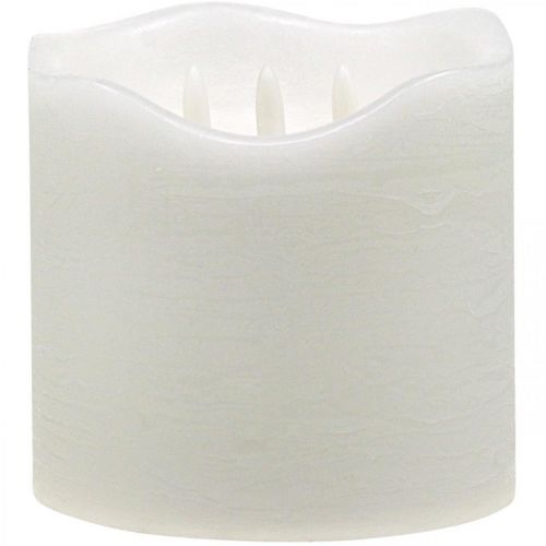 Floristik24 Candela LED grande cera bianca per timer a batteria Ø14,5cm H15cm