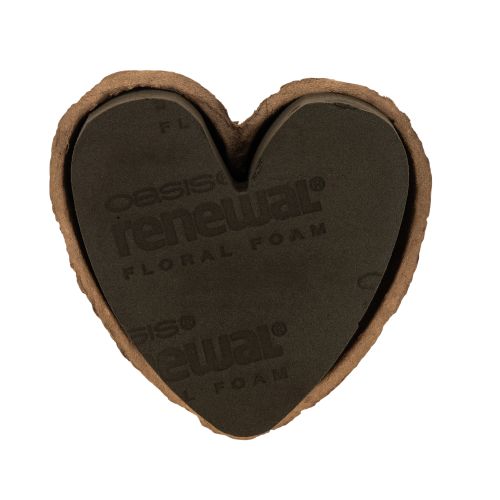 Cuore in spugna floreale OASIS® Renewal® Spugna floreale Biolit® 18 cm 2 pezzi