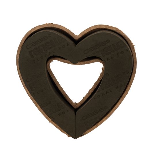 Spugna floreale a forma di cuore OASIS® Renewal® Spugna floreale Biolit® 27 cm 2 pezzi