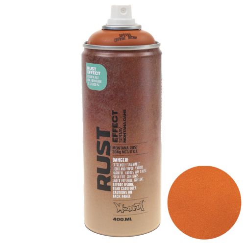 Floristik24 Spray effetto ruggine spray ruggine interno/esterno arancione-marrone 400ml