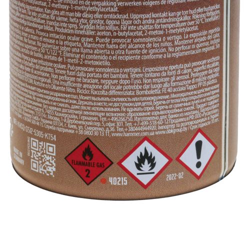 Floristik24 Spray effetto ruggine Spray effetto ruggine Spray interno ed esterno marrone 400 ml