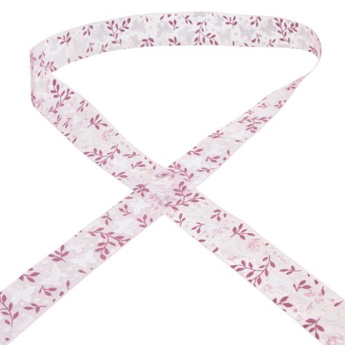 Prodotto Nastro di organza farfalla regalo nastro rosa 25 mm 20 m