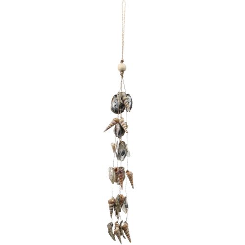 Floristik24 Campanella a vento marittima decorazione conchiglia di lumaca conchiglie 58 cm