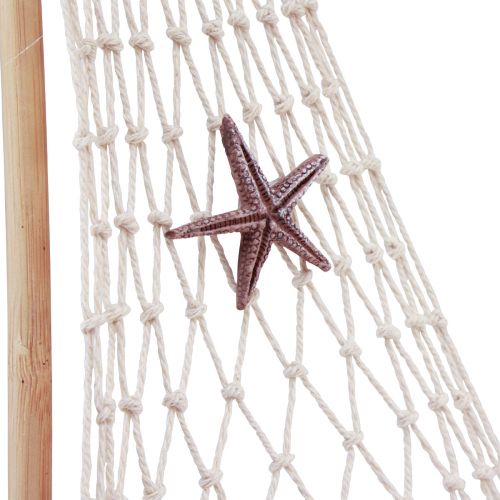 Floristik24 Decorazione per nave a vela decorazione marittima per barca a vela 31,5×5,5×48 cm