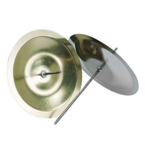 Prodotto Portacandele con spina oro Ø5cm 36 pz