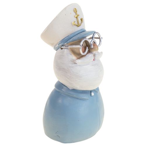 Floristik24 Decorazione marittima figura capitano con occhiali decorazione estiva H11.5cm