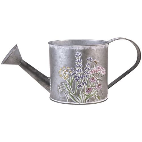 Floristik24 Annaffiatoio decorativo in metallo per piantare vaso per piante 13,5 cm