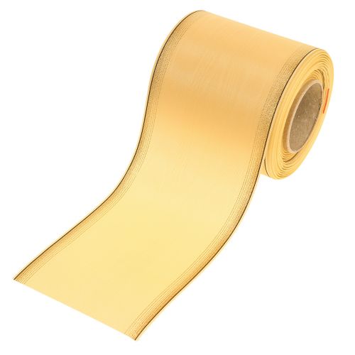 Prodotto Nastro ghirlanda moiré nastro ghirlanda giallo 100mm 25m