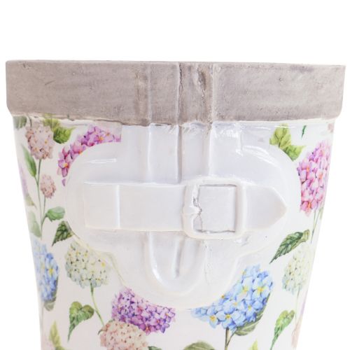 Floristik24 Stivali di gomma fioriera per fioriera effetto ceramica H17,5 cm