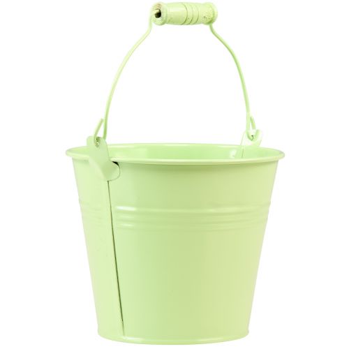 Prodotto Secchio con manico fioriera in metallo pastello Ø14cm H12cm 6 pz