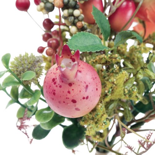 Mazzo di fiori artificiali physalis globo cardo decorazione melograno 21cm