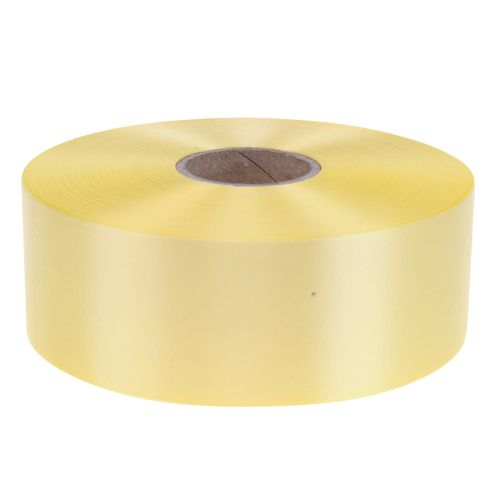 Prodotto Nastro arricciacapelli nastro regalo fiocco nastro giallo chiaro 50mm 100m