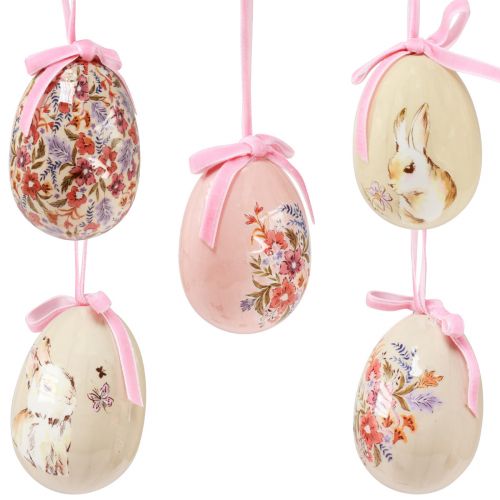 Uova di Pasqua uova decorative da appendere con motivi 4-6  cm 12 pezzi-805548