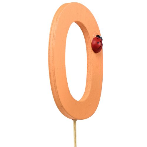 Prodotto Numero di tappi compleanno 0 tappi di fiori in legno 27,5 cm 16 pz