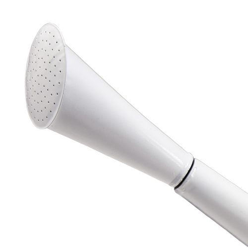 Floristik24 Annaffiatoio decorativo in metallo decorativo bianco 67 cm 1 pezzo