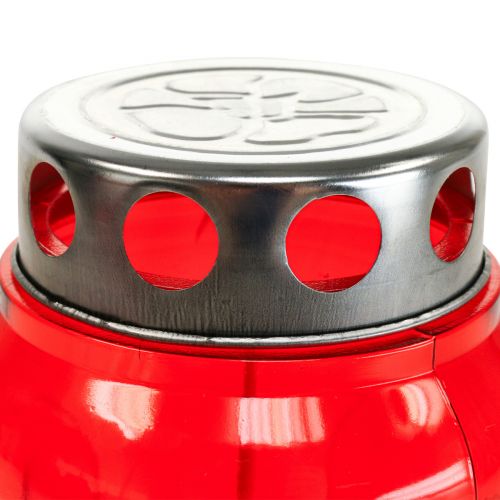 Prodotto Candele tombali gocce rosse luci di lutto Ø9cm H17cm 4 pz