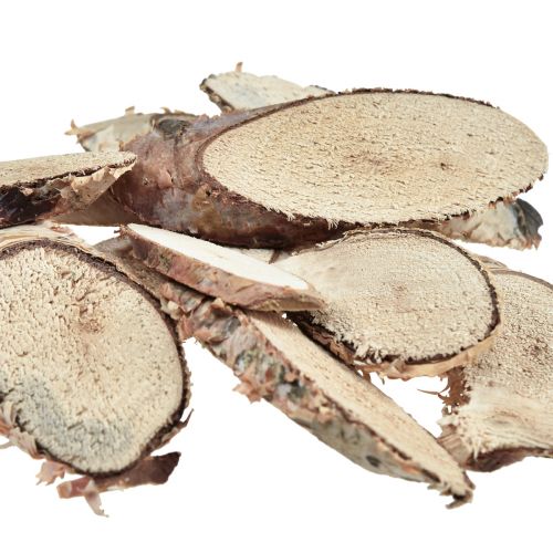 Prodotto Fette di legno di betulla fette ovali di betulla 4-9 cm 450 g