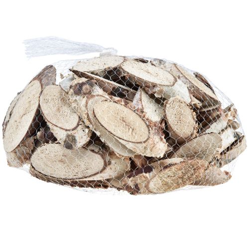 Prodotto Fette di legno di betulla fette ovali di betulla 4-9 cm 450 g