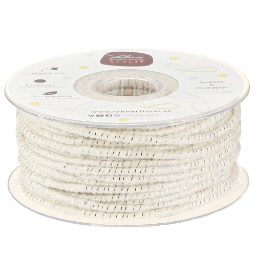 Prodotto Filo per stoppino Glamour Bianco/Argento con filo 33m