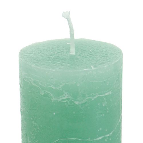 Prodotto Candele verdi candele a bastoncino grandi tinta unita 50x300mm 4 pz