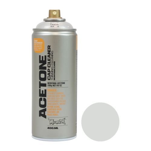 Prodotto Detergente spray acetone + diluente Montana Cap Cleaner 400ml