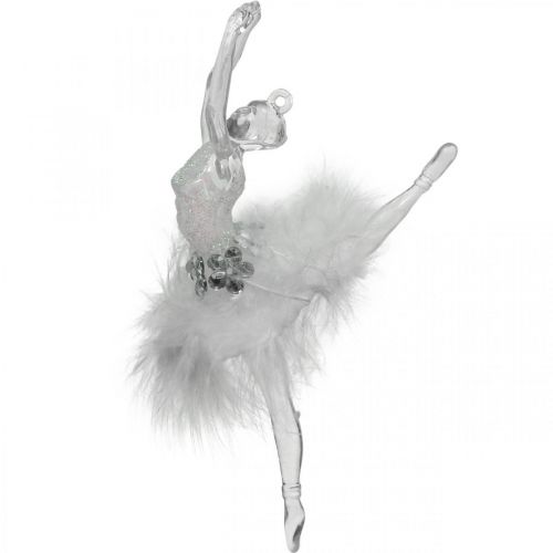 Floristik24 Decorazioni per l'albero, decorazioni per l'avvento, ciondolo ballerina 12,5-14 cm 3 pezzi