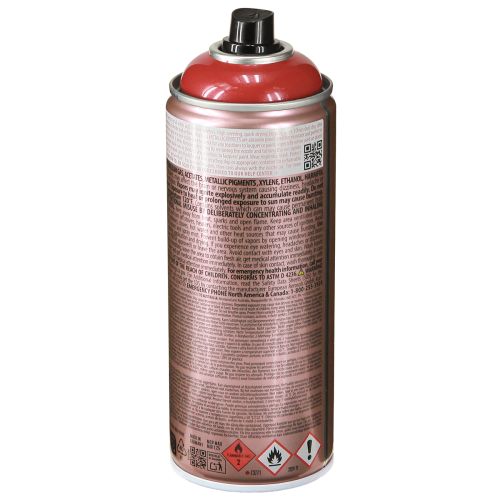 Prodotto Spray acrilico rosso metallizzato Montana Cans effetto spray 400ml