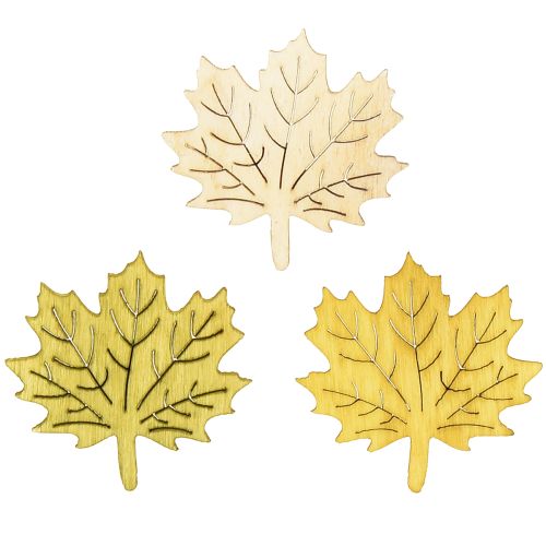 Foglie d&#39;acero per spargere i colori autunnali assortiti 4 cm 72 pz