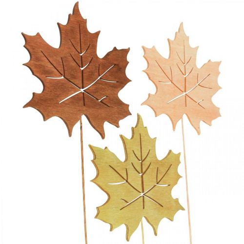 24 Pezzi Decorazioni Autunnali In Legno – Ghiande Colorate Con Punto Adesivo Per Centrotavola Fai Da Te, Marroni, Verdi, Arancioni, 4-6 Cm