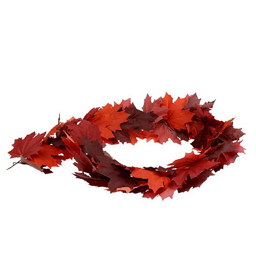 Floristik24 Ghirlanda di acero rosso-arancio 170 cm
