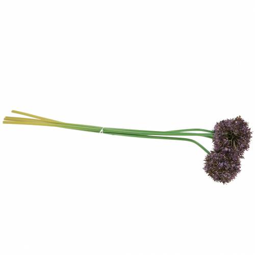 Floristik24 Allium ornamentale artificiale Viola Ø7cm A58cm 4pezzi