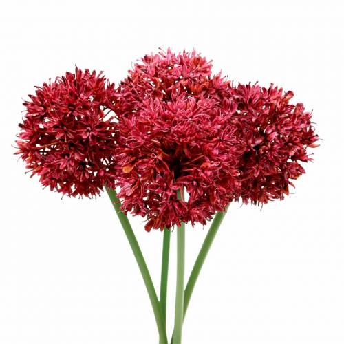 Floristik24 Allium ornamentale artificiale Malva Ø7cm A58cm 4pezzi