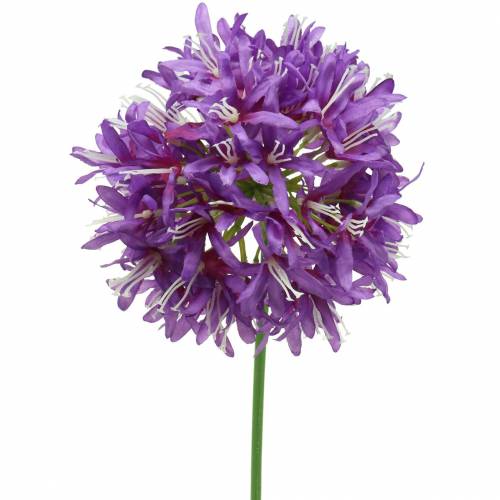Allium ornamentale artificiale Viola Ø12cm A62cm