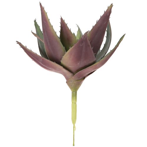 Prodotto Pianta artificiale di aloe vera piante grasse artificiali viola Ø18 cm