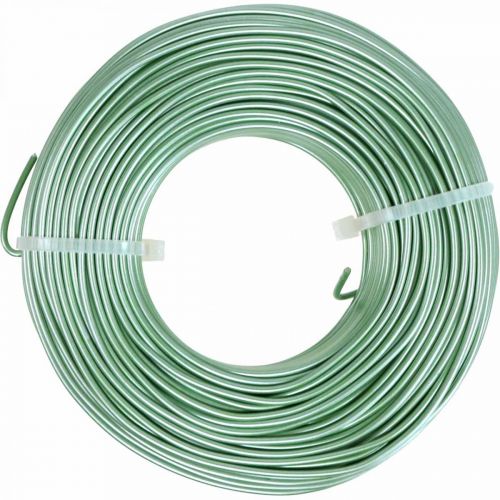 Filo di alluminio Ø2mm Verde Opaco 500g 60m