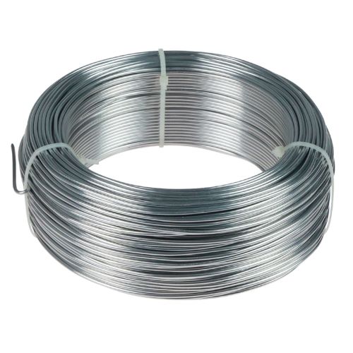 Filo di alluminio filo di alluminio 2 mm filo per gioielli  argento 118 m 1 kg-1768-21